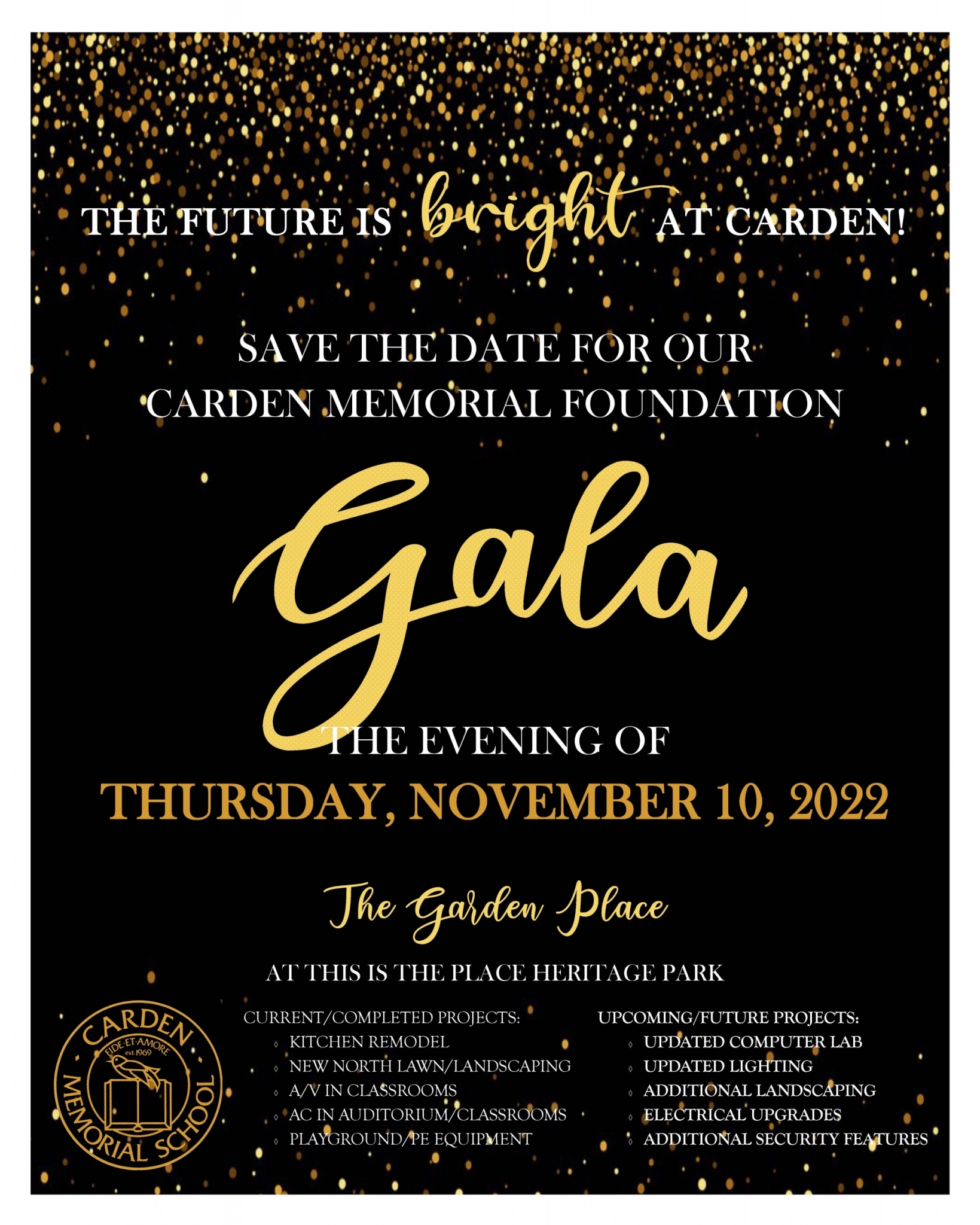 Carden Gala Save the Date Poster 2022